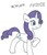 Size: 705x827 | Tagged: safe, artist:cmara, rarity, pony, g4, female, solo, traditional art