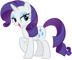 Size: 5315x4449 | Tagged: safe, artist:andoanimalia, rarity, pony, unicorn, g4, shadow play, absurd resolution, cute, female, looking back, mare, raised hoof, raribetes, simple background, solo, transparent background, vector