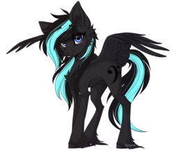 Size: 2196x1952 | Tagged: safe, artist:monogy, oc, oc only, oc:sirocco eventide, pegasus, pony, commission, female, looking at you, mare, simple background, solo, transparent background, unshorn fetlocks