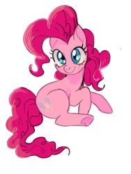 Size: 1536x2048 | Tagged: safe, artist:nounoo, pinkie pie, earth pony, pony, g4, cute, diapinkes, female, mare, solo