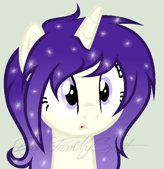 Safe Artist Drawfrommyspirit Oc Oc Only Oc Vega Pony Unicorn Bust Female