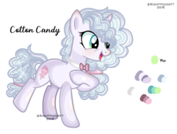 Size: 1024x774 | Tagged: safe, artist:jxst-roch, oc, oc only, oc:cotton candy, pony, unicorn, bowtie, female, mare, offspring, parent:pinkie pie, parent:pokey pierce, parents:pokeypie, reference sheet, simple background, solo, transparent background