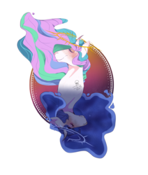 Size: 1280x1512 | Tagged: safe, artist:coffeisloveislife, princess celestia, princess luna, g4, curved horn, duo, hoers, horn, royal sisters, simple background, transparent background