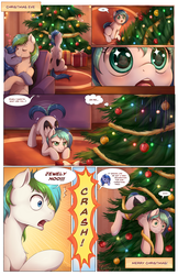 Size: 1988x3072 | Tagged: dead source, safe, artist:evomanaphy, oc, oc only, oc:jewel blue, oc:looic, oc:shadow blue, pegasus, pony, :3, :o, behaving like a cat, blushing, butt, butt shake, chest fluff, christmas, christmas decoration, christmas lights, christmas tree, colored wings, colored wingtips, comic, commission, couch, cuddling, cute, detailed, detailed background, dilated pupils, ear fluff, exclamation point, eyes on the prize, face down ass up, family, father and daughter, female, filly, fluffy, frown, funny, funny face, heart, high res, holiday, hug, leg fluff, male, mare, mother and daughter, nuzzling, ocbetes, open mouth, parents:shadooic, pictogram, plot, pounce, present, reflection, romantic, shadooic, shoulder fluff, sitting, smiling, smirk, sparkles, speech bubble, stallion, starry eyes, stuck, tail wag, thought bubble, tree, wide eyes, wing fluff, wingding eyes