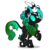 Size: 1200x1200 | Tagged: safe, oc, oc only, changeling, kirin, 2019 community collab, derpibooru community collaboration, changeling oc, derp, kirin oc, simple background, solo, transparent background