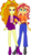 Size: 1846x3248 | Tagged: safe, artist:limedazzle, adagio dazzle, sunset shimmer, equestria girls, g4, my little pony equestria girls: rainbow rocks, clothes, female, lesbian, pants, reformed villain, ship:sunsagio, shipping, shirt, show accurate, simple background, smiling, transparent background