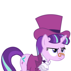 Size: 2000x2000 | Tagged: safe, artist:veyronraze, snowfall frost, starlight glimmer, g4, hearth's warming eve, high res, snowfall is not amused, vector
