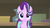 Size: 1280x720 | Tagged: safe, screencap, starlight glimmer, pony, unicorn, g4, uncommon bond, :s, antique store, box, confused, cute, female, glimmerbetes, hair flip, hair over one eye, horn, looking at you, mare, shelf, solo, vase, wavy mouth
