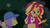Size: 1920x1080 | Tagged: safe, screencap, spike, spike the regular dog, sunset shimmer, dog, equestria girls, g4, my little pony equestria girls: legend of everfree, camp everfree outfits, smiling