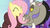 Size: 1024x578 | Tagged: safe, artist:purplewonderpower, edit, edited screencap, screencap, discord, fluttershy, draconequus, pegasus, pony, g4, princess twilight sparkle (episode), season 4, coils, duo, duo male and female, eyes closed, female, happy, male, mare, not shipping, open mouth, open smile, smiling