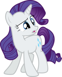 Size: 4472x5541 | Tagged: safe, artist:shootingstarsentry, rarity, pony, unicorn, g4, my little pony best gift ever, mystery voice, absurd resolution, female, inkscape, mare, open mouth, simple background, solo, transparent background, vector