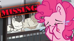 Size: 1280x720 | Tagged: safe, pinkie pie, pound cake, pumpkin cake, g4, cake twins, crying, despair, desperation, missing, sad