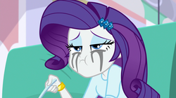 Size: 1912x1072 | Tagged: safe, screencap, rarity, equestria girls, equestria girls specials, g4, my little pony equestria girls: dance magic, crying, makeup, running makeup