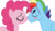 Size: 1024x595 | Tagged: safe, artist:missxxfofa123, pinkie pie, rainbow dash, g4, female, half r63 shipping, male, rainbow blitz, rule 63, ship:pinkieblitz, ship:pinkiedash, shipping, straight