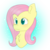 Size: 3099x3099 | Tagged: safe, artist:maferfurry42, fluttershy, pony, g4, bust, female, high res, portrait, solo