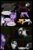 Size: 1800x2740 | Tagged: safe, artist:chedx, applejack, rarity, twilight sparkle, oc, oc:fallenlight, alicorn, earth pony, pony, unicorn, comic:curse and madness, g4, ambiguous gender, amulet, armor, clothes, comic, cultist, everfree forest, female, helmet, hooded cape, mare, mlpcam, night, peytral, potion, question mark, running, text, text bubbles, tree, twilight sparkle (alicorn), wings