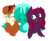 Size: 1320x1080 | Tagged: safe, artist:徐詩珮, autumn blaze, fizzlepop berrytwist, glitter drops, tempest shadow, alicorn, kirin, pony, g4, my little pony: the movie, sounds of silence, alicornified, awwtumn blaze, base used, cute, eyes closed, female, glitterbetes, glitterblaze, glittercorn, glittershadowblaze, lesbian, polyamory, polygamy, race swap, ship:glittershadow, shipping, simple background, tempestbetes, tempestblaze, tempesticorn, transparent background, trio