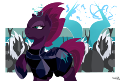 Size: 1886x1259 | Tagged: safe, artist:tohupo, tempest shadow, pony, g4, my little pony: the movie, broken horn, female, horn, solo, storm guard