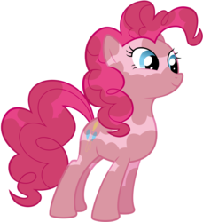 Size: 4847x5296 | Tagged: safe, artist:redpandapony, pinkie pie, earth pony, pony, g4, .ai available, absurd resolution, dirty, female, simple background, solo, transparent background, vector