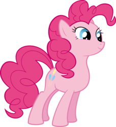 Size: 4819x5282 | Tagged: safe, artist:redpandapony, pinkie pie, earth pony, pony, g4, .ai available, absurd resolution, female, simple background, solo, transparent background, vector