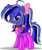 Size: 1280x1506 | Tagged: safe, artist:cyberapple456, oc, oc only, oc:woona sparkle, alicorn, pony, alicorn oc, bow, clothes, collar, eyeshadow, female, hair bow, latex, latex leotard, latex socks, leotard, makeup, mare, ponytail, socks, solo