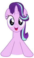 Size: 7000x11800 | Tagged: safe, artist:tardifice, starlight glimmer, pony, unicorn, g4, uncommon bond, absurd resolution, cropped, cute, excited, glimmerbetes, horn, open mouth, smiling, vector