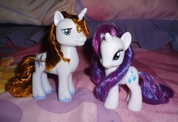 Size: 1100x754 | Tagged: safe, prince blueblood, rarity, g4, female, irl, male, photo, ship:rariblood, shipping, straight, toy