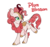 Size: 3215x3023 | Tagged: safe, artist:xcolorblisssketchx, oc, oc only, oc:plum blossom, kirin, cloven hooves, female, high res, kirin oc, looking back, not pinkie pie, simple background, solo, white background