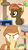 Size: 648x1152 | Tagged: safe, artist:jan, edit, button mash, oc, oc:cream heart, earth pony, pony, button's adventures, g4, angry, beanie, colt, console, cropped, dialogue, duo, earth pony oc, female, foal, hat, male, mare, mother and child, mother and son, pencil, propeller hat, speech bubble, this will end in grounding