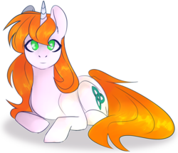 Size: 1485x1278 | Tagged: safe, artist:kazanzh, oc, oc only, pony, unicorn, female, mare, prone, simple background, solo, transparent background