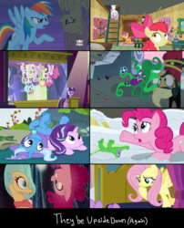 Size: 1304x1611 | Tagged: safe, edit, edited screencap, screencap, apple bloom, applejack, fluttershy, gummy, mane-iac, mistress marevelous, pinkie pie, princess skystar, rainbow dash, rarity, scootaloo, spike, starlight glimmer, sweetie belle, trixie, twilight sparkle, alicorn, alligator, bat pony, earth pony, pony, seapony (g4), a health of information, bats!, family appreciation day, g4, my little pony: the movie, not asking for trouble, power ponies (episode), the cutie re-mark, to change a changeling, bat ponified, bed, cape, clothes, clubhouse, cropped, crusaders clubhouse, cute, cutie mark crusaders, diapinkes, diatrixes, dorsal fin, duo, female, fin, fin wings, fins, fish tail, flipped, flower, flower in hair, flowing mane, flowing tail, flutterbat, freckles, glimmerbetes, glowing, happy, hub logo, hubble, jewelry, looking at each other, looking at someone, mane seven, mane six, mare, necklace, ocean, one small thing, open mouth, open smile, pearl, pearl necklace, power ponies, race swap, scales, seaponified, seapony pinkie pie, seaquestria, seashell, seashell necklace, smiling, smiling at each other, species swap, swimming, tail, that pony sure does love being a seapony, the hub, twilight sparkle (alicorn), underwater, upside down, water, wings