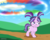 Size: 1000x800 | Tagged: safe, artist:empyu, starlight glimmer, pony, unicorn, g4, the cutie mark chronicles, cutie mark, female, filly, filly starlight glimmer, grumpy, solo, sonic rainboom, theory, unamused, walking, younger