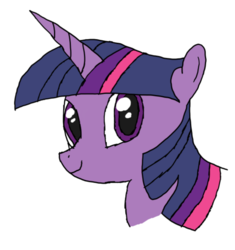 Size: 589x627 | Tagged: safe, artist:seriousweasle, twilight sparkle, pony, g4, close-up, drawing, no shading