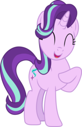 Size: 6391x9846 | Tagged: safe, artist:sinkbon, starlight glimmer, pony, unicorn, g4, .svg available, absurd resolution, cute, female, glimmerbetes, mare, open mouth, raised hoof, vector