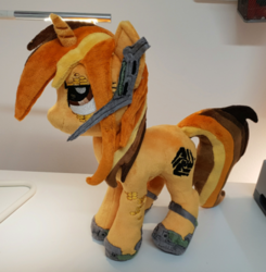 Size: 705x718 | Tagged: safe, artist:epicrainbowcrafts, oc, oc:duskie, pony, unicorn, angry, cute, irl, photo, plushie, scales, technology