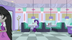 Size: 1920x1080 | Tagged: safe, screencap, octavia melody, rarity, sandalwood, dance magic, equestria girls, g4, spoiler:eqg specials, animated, bracelet, brain freeze, canterlot mall, comfort eating, crying, drama queen, eating, female, food, ice cream, jewelry, makeup, marshmelodrama, mascara, mascarity, nom, rarity being rarity, running makeup, sad, sound, spoon, sundae, webm