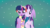 Size: 7093x3990 | Tagged: safe, alternate version, artist:radiantian, starlight glimmer, twilight sparkle, alicorn, pony, unicorn, father knows beast, g4, my little pony: friendship is magic, cheek squish, clothes, duo, earmuffs, eyes open, female, gradient background, grin, happy, hoof boots, hug, mare, one eye closed, open mouth, open smile, raised hoof, scarf, smiling, snow, snowfall, squishy cheeks, twilight sparkle (alicorn), winghug