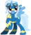 Size: 848x942 | Tagged: safe, artist:ramseybrony17, trixie, alicorn, pony, g4, alicornified, clothes, female, goggles, mare, race swap, raised hoof, simple background, solo, transparent background, trixiecorn, uniform, vector, wonderbolts, wonderbolts uniform
