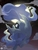 Size: 720x960 | Tagged: safe, artist:dreamsugar, princess luna, alicorn, pony, g4, beautiful, eyes closed, female, mare, moon, s1 luna, solo