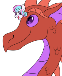 Size: 700x850 | Tagged: safe, artist:spyro-for-life, oc, oc:crystal blaze, dragon, pony, g4, female, filly