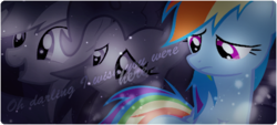 Size: 400x180 | Tagged: safe, artist:sweetleafx, rainbow dash, g4, sad