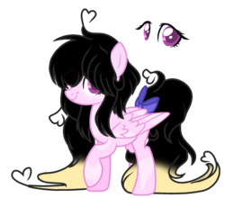 Size: 1827x1606 | Tagged: safe, artist:antiwalkercassie, oc, oc only, pegasus, pony, bow, female, hair bow, mare, simple background, solo, transparent background