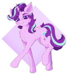 Size: 4000x4500 | Tagged: safe, artist:burû, starlight glimmer, pony, unicorn, g4, absurd resolution, chest fluff, cute, female, glimmerbetes, looking at you, mare, simple background, solo, transparent background