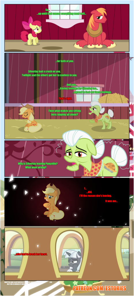 Safe Artist Estories Apple Bloom Applejack Big Macintosh