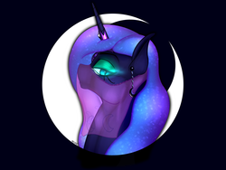 Size: 4000x3000 | Tagged: safe, artist:mercurial64, nightmare moon, pony, g4, egyptian, female, jewelry, looking at you, mare, solo, veil