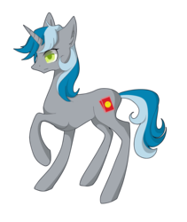 Size: 2657x3152 | Tagged: safe, artist:药师, edit, oc, oc only, oc:乐离, pony, unicorn, high res, raised hoof, simple background, solo, transparent background
