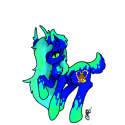 Size: 500x500 | Tagged: safe, artist:timeatriy-time-lives, oc, oc only, oc:jingle bell, deer, pony, reindeer, christmas, holiday, neon, simple background, solo, transparent background