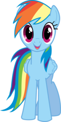 Size: 2050x4096 | Tagged: safe, rainbow dash, pegasus, pony, g4, .svg available, female, hugpony poses, inkscape, mare, simple background, solo, svg, transparent background, vector