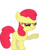 Size: 3926x5000 | Tagged: safe, artist:the-crusius, edit, editor:slayerbvc, vector edit, apple bloom, earth pony, pony, g4, .ai available, accessory-less edit, female, filly, frown, grumpy, missing accessory, raised hoof, simple background, solo, transparent background, unhappy, vector