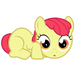 Size: 4992x3916 | Tagged: safe, artist:php11, edit, editor:slayerbvc, vector edit, apple bloom, earth pony, pony, g4, :o, accessory-less edit, female, filly, missing accessory, open mouth, simple background, solo, surprised, transparent background, vector, vector trace